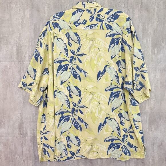 Nat Nast Luxury Originals Hawaiian Shirt Mens Size XL Silk Blend Button Up Camp - Picture 2 of 9